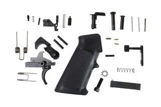 This Cheap Anderson AR15 Lower Parts Kit with a Black Hammer and Trigger and all you need to finish your ar15 lower receiver
